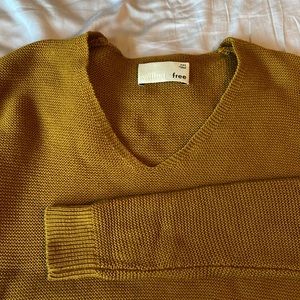 Wilfred Aritzia Merino wool v neck sweater